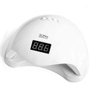 Cabine Sun 5 Led Uv De Unhas Digital 48w Bivolt Estufa De Unha Gel Acrigel Porcela Sun5 24 Leds