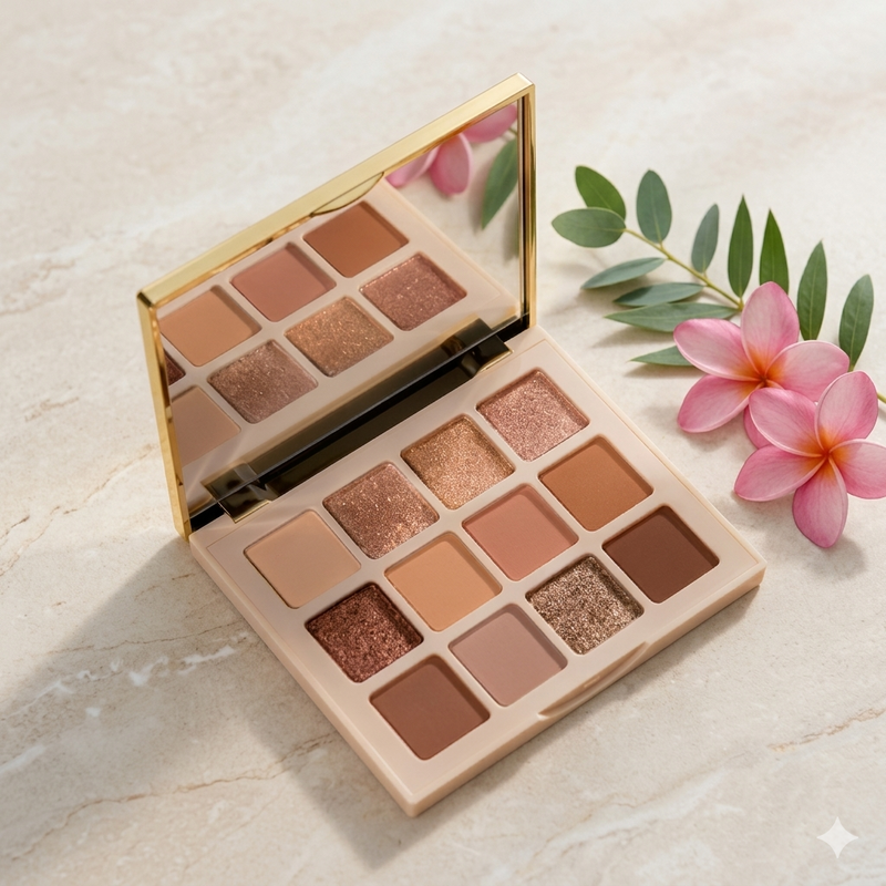 Paleta Koasis 12 Cores Nude