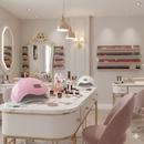 Kit Unha Gel Completo com Cabine Sun 5 48W e Lixadeira Elétrica