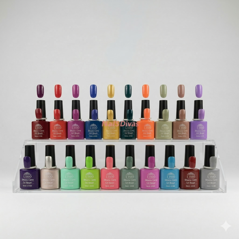 Kit com 10 Esmaltes em Gel 10ml – Cores Variadas Profissionais