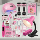 Kit Unha Gel Completo com Cabine Sun 5 48W e Lixadeira Elétrica