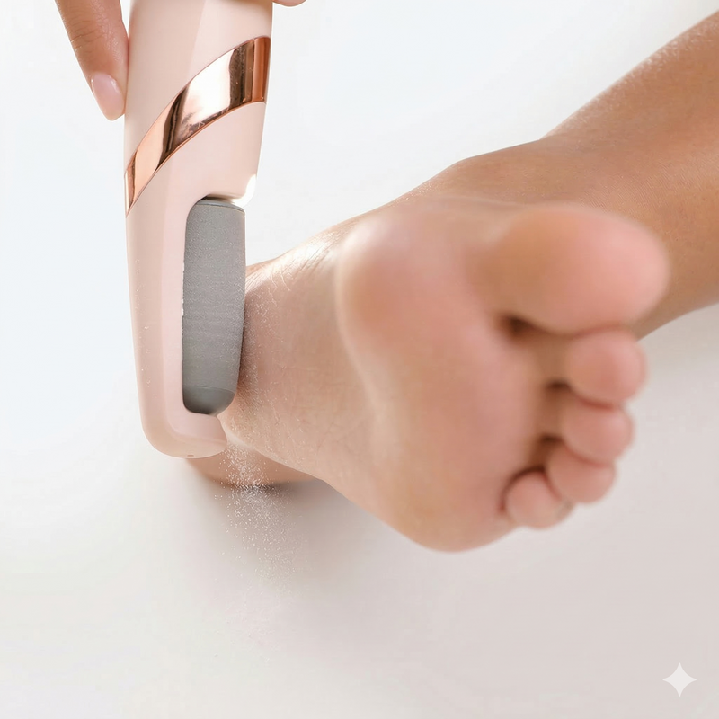 Lixa Elétrico de Pés Portátil – Removedor de Calos Recarregável USB
