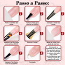 Kit Manicure Iniciante Completo Gel De Unhas Cabine Estufa Sun Mini + Lixadeira Eletrica de Unhas