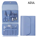 Kit 16 Pçs Cortador De Unhas Pedicure Tesoura Prego Conjunto De Ferramentas Em Aço Inoxidável Com Bolsa Dob