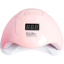 Cabine Sun 5 Led Uv De Unhas Digital 48w Bivolt Estufa De Unha Gel Acrigel Porcela Sun5 24 Leds