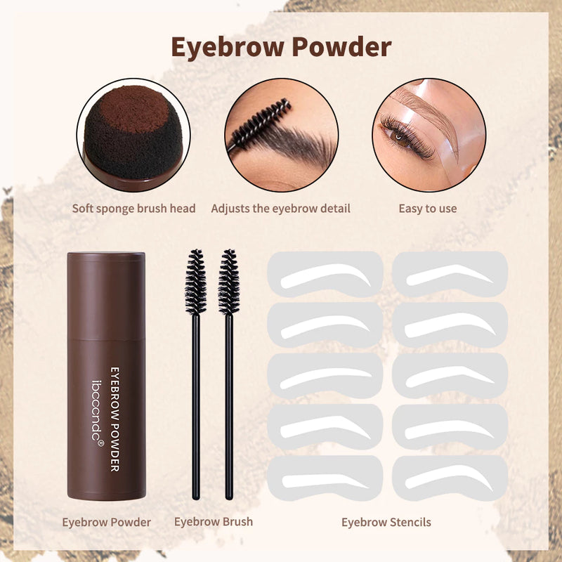 Kit Carimbo de Sobrancelha em Uma Etapa com Estênceis Modeladores